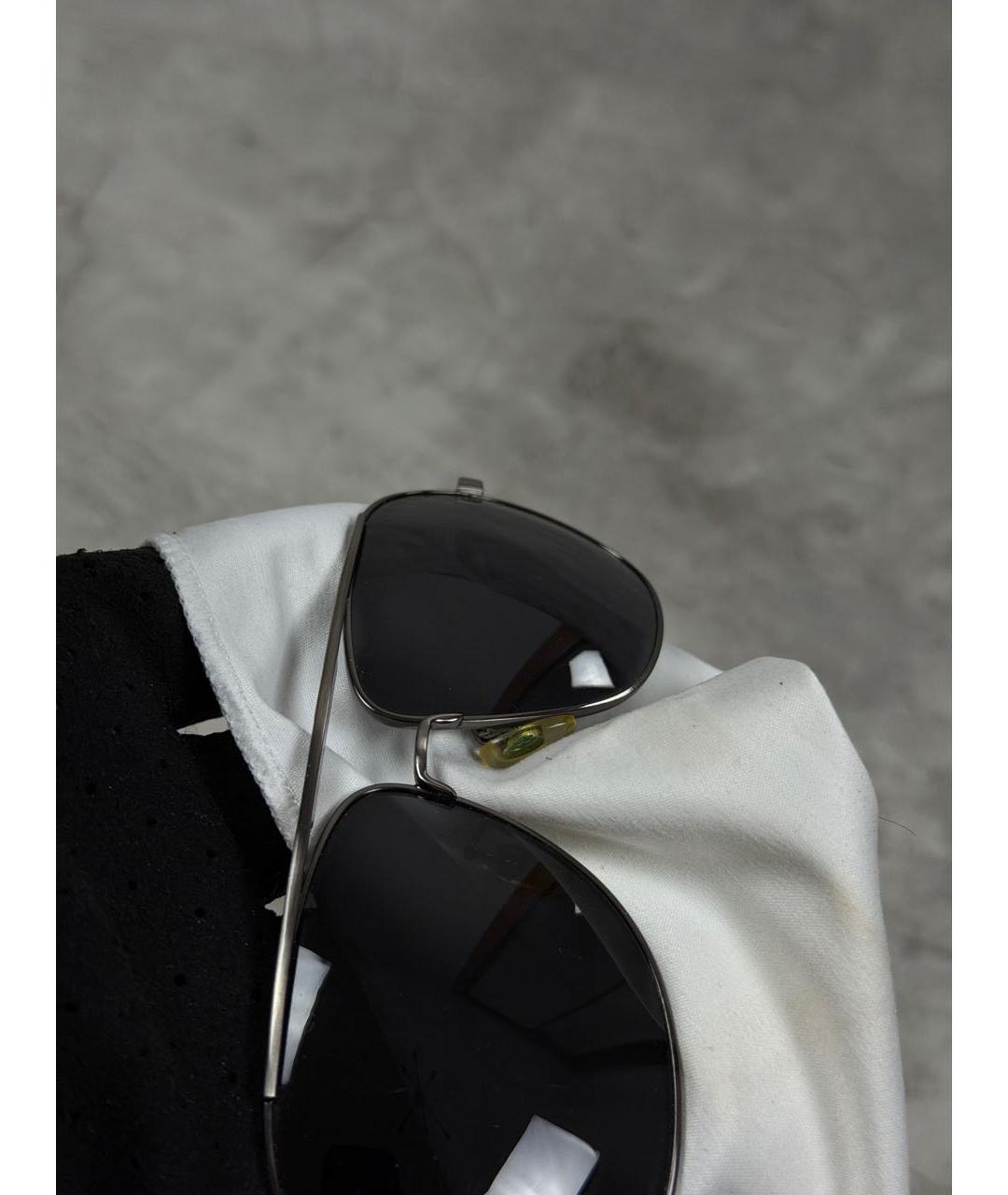 CHROME HEARTS Черные металлические солнцезащитные очки, фото 6
