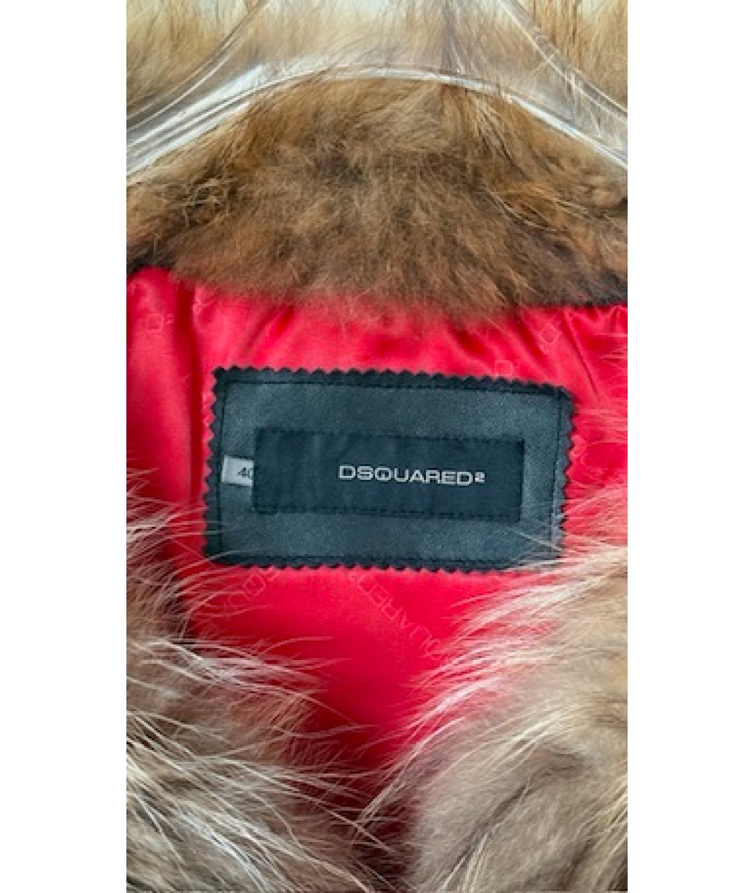 DSQUARED2 Черная кожаная куртка, фото 6