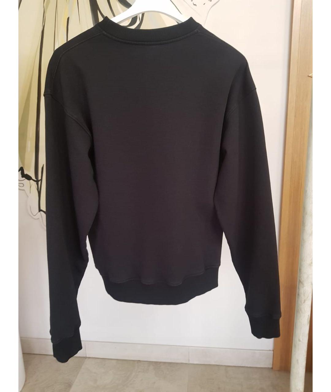 SPORTY AND RICH Черная хлопковая спортивная куртка, фото 3