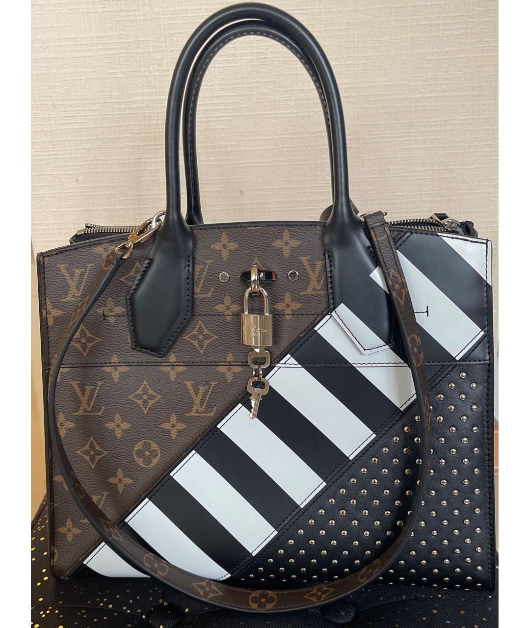 LOUIS VUITTON Кожаная сумка с короткими ручками, фото 6