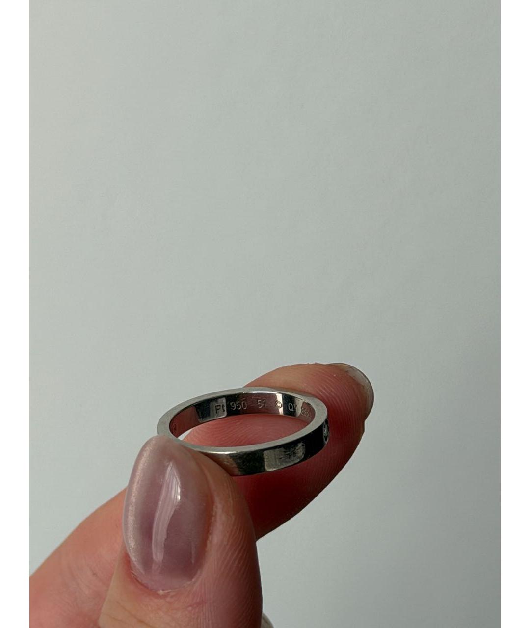CARTIER Серебряное платиновое кольцо, фото 4