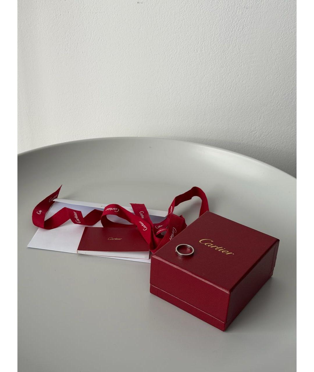 CARTIER Серебряное платиновое кольцо, фото 2
