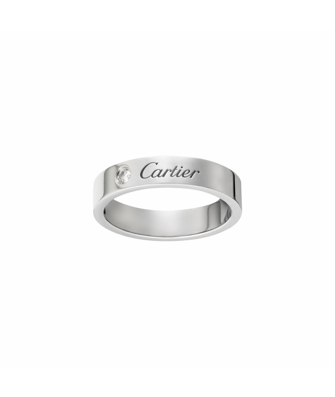 CARTIER Серебряное платиновое кольцо, фото 1