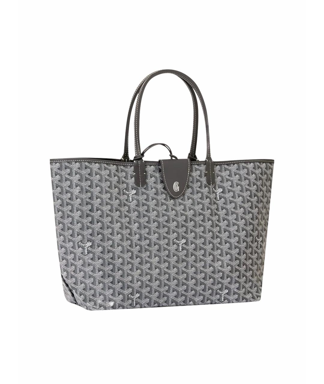 GOYARD Серая сумка тоут из канвы, фото 1
