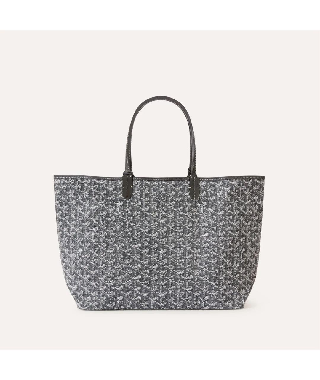GOYARD Серая сумка тоут из канвы, фото 3