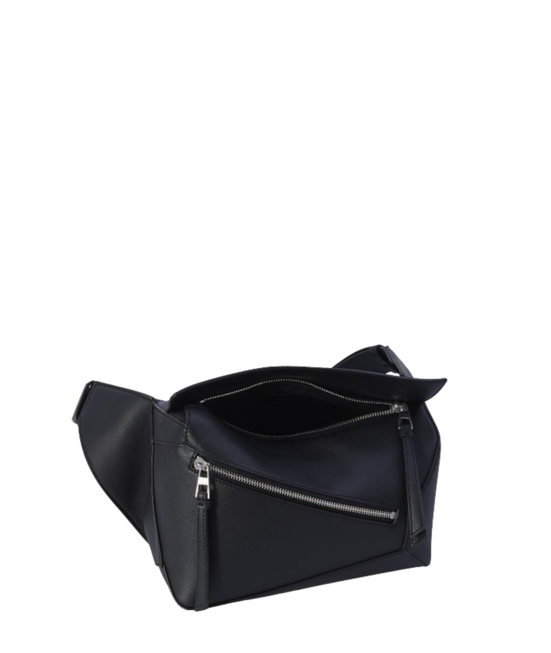 LOEWE Черная кожаная сумка на плечо, фото 4
