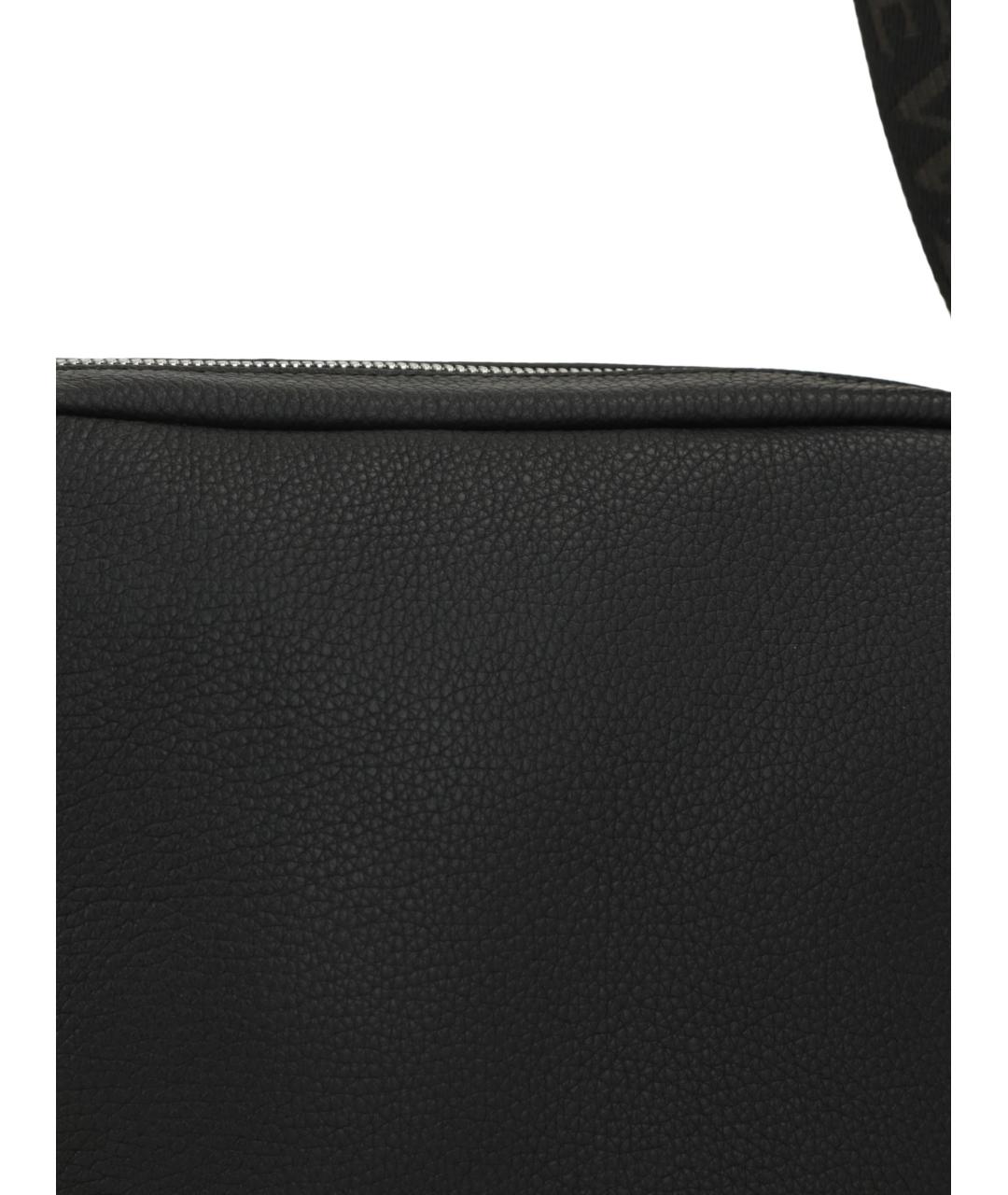 LOEWE Черная кожаная сумка на плечо, фото 4