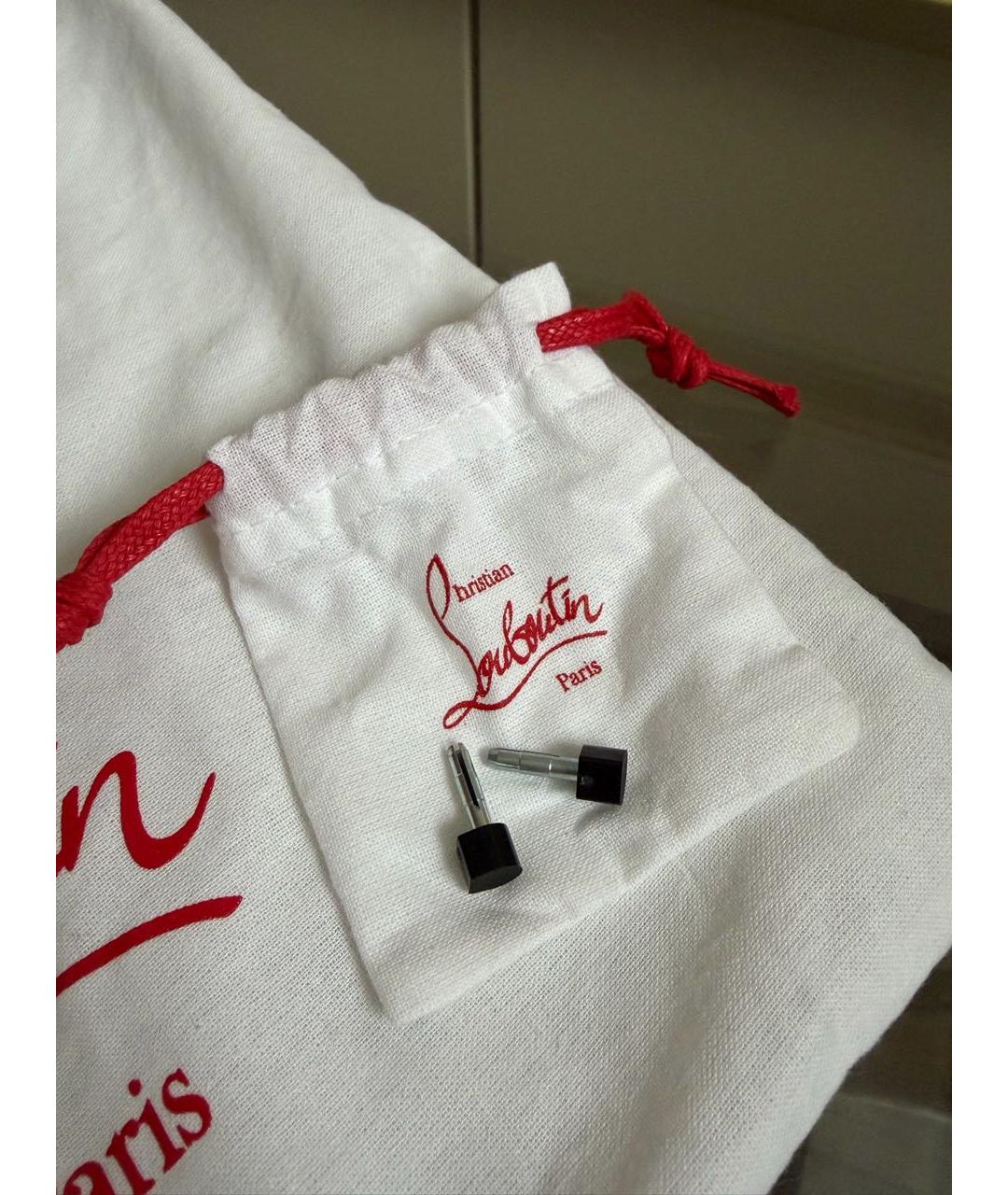 CHRISTIAN LOUBOUTIN Черные кожаные туфли, фото 7