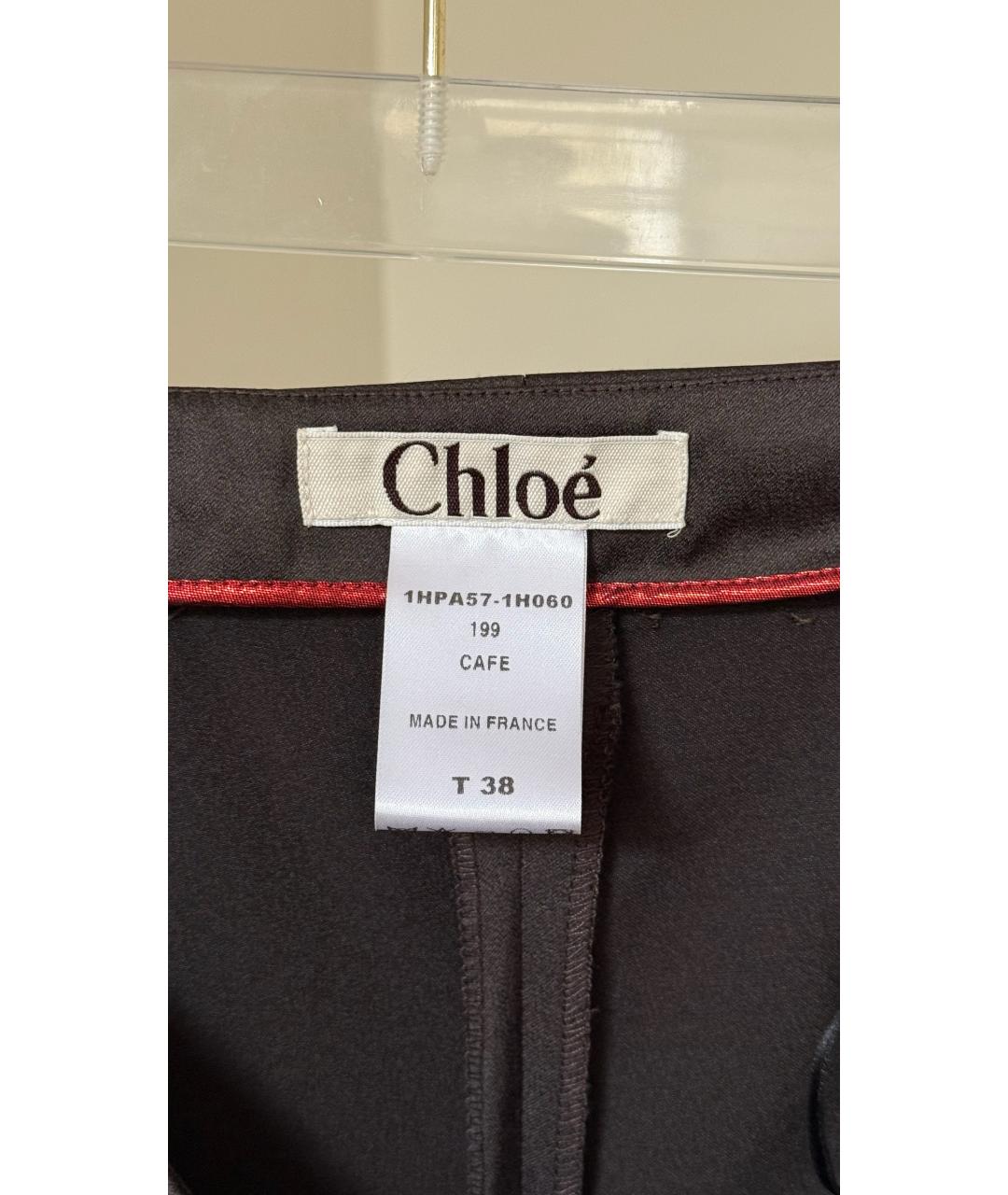 CHLOE Серые прямые брюки, фото 5
