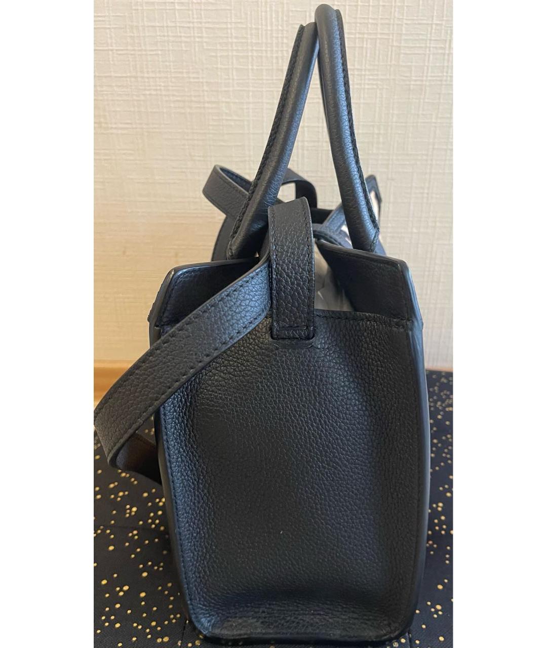 GUCCI Черная кожаная сумка с короткими ручками, фото 2