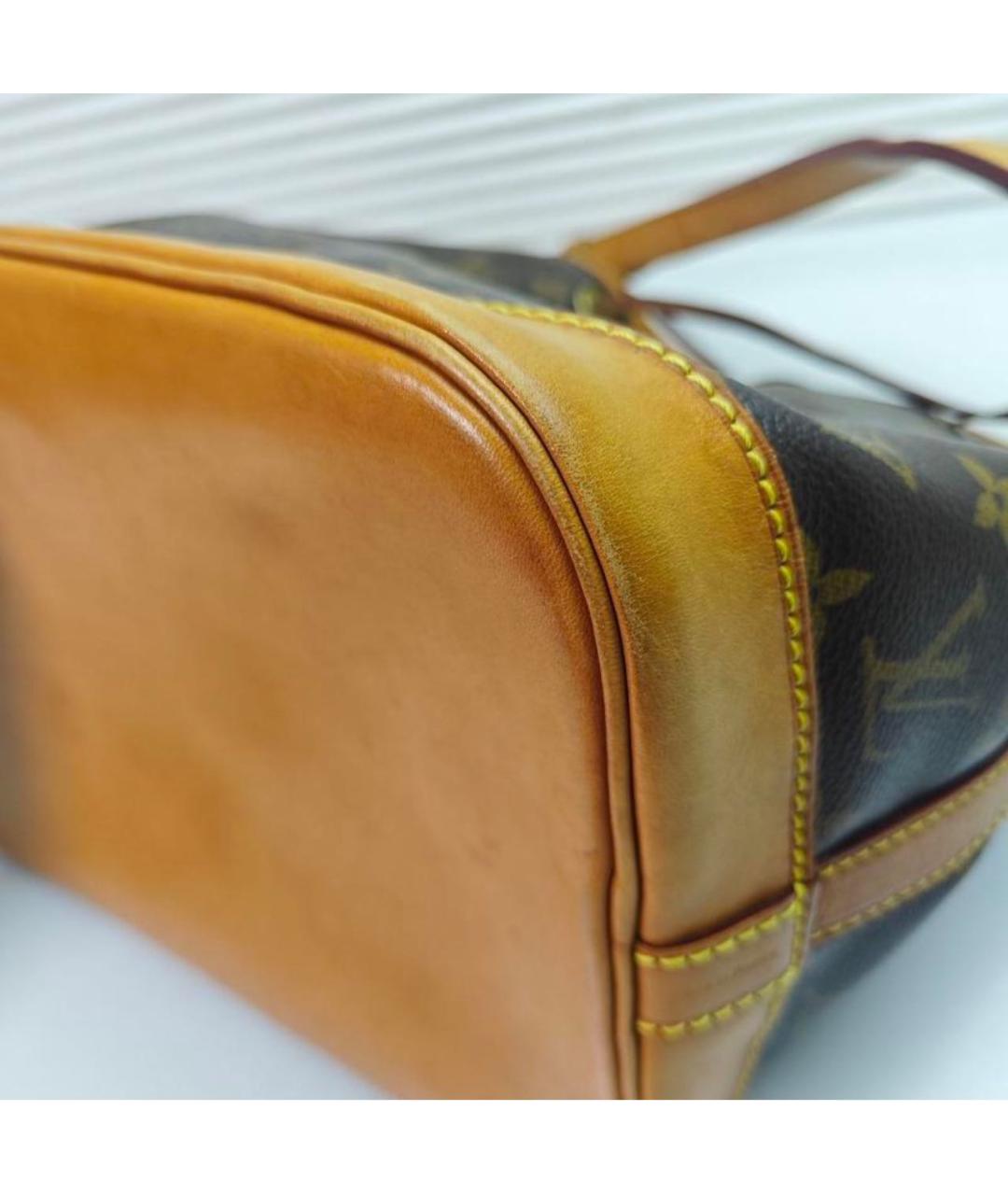 LOUIS VUITTON Коричневая сумка с короткими ручками из канвы, фото 8