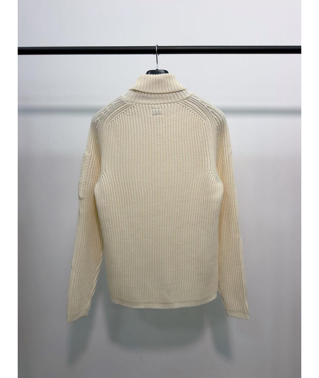 CP COMPANY Бежевая шерстяная водолазка, фото 4