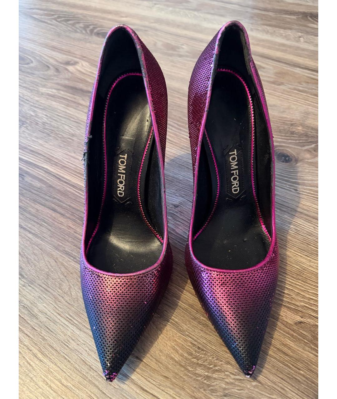 TOM FORD Фиолетовые туфли, фото 2
