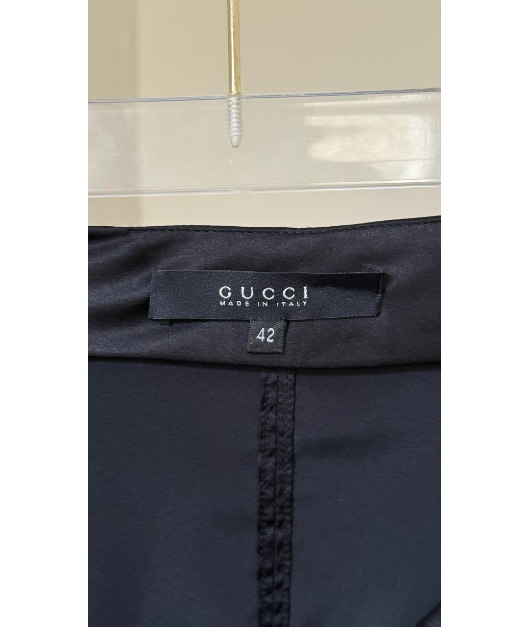 GUCCI Черная юбка миди, фото 4