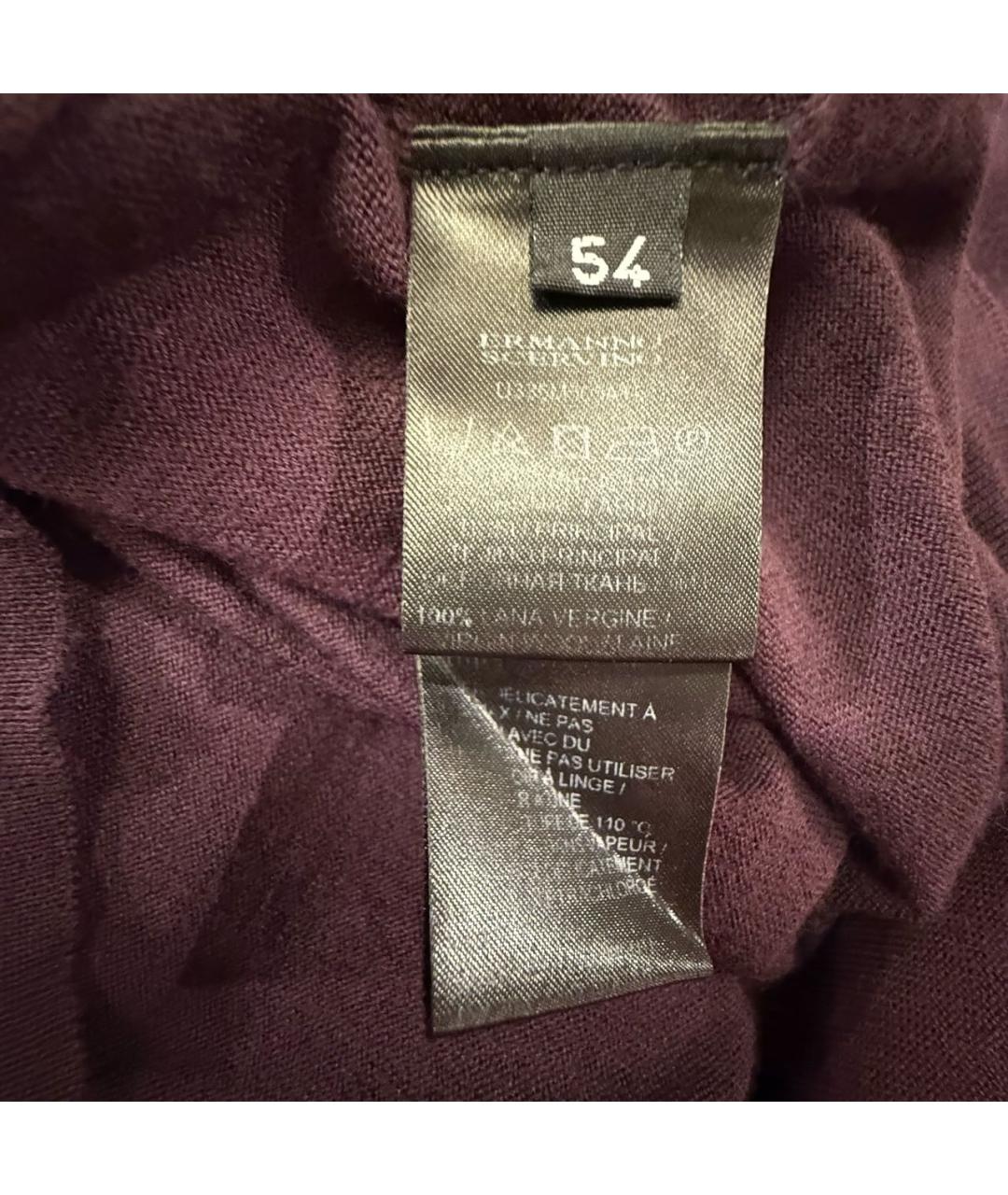 ERMANNO SCERVINO Бордовый кашемировый джемпер / свитер, фото 5