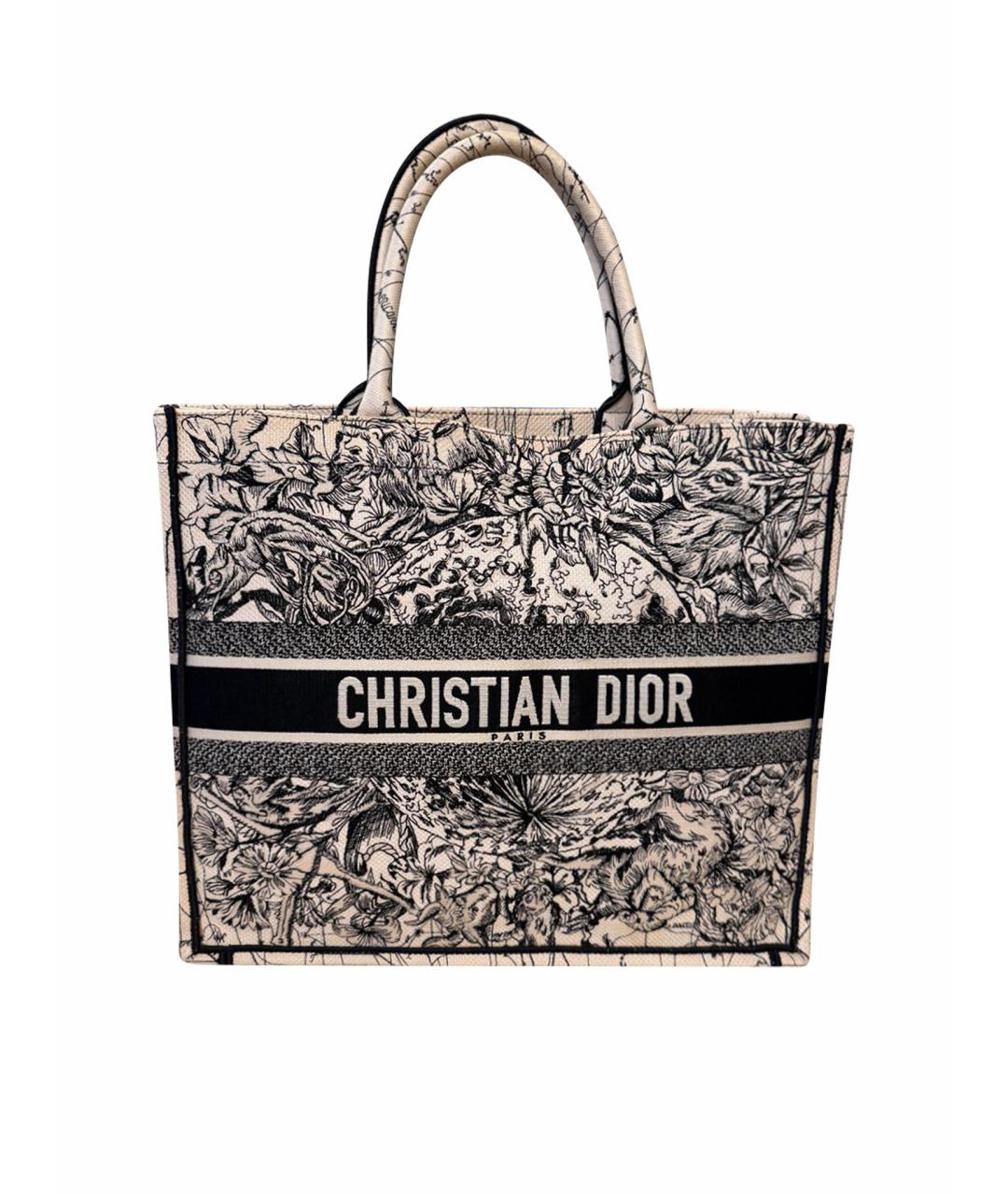 CHRISTIAN DIOR Тканевая сумка тоут, фото 1