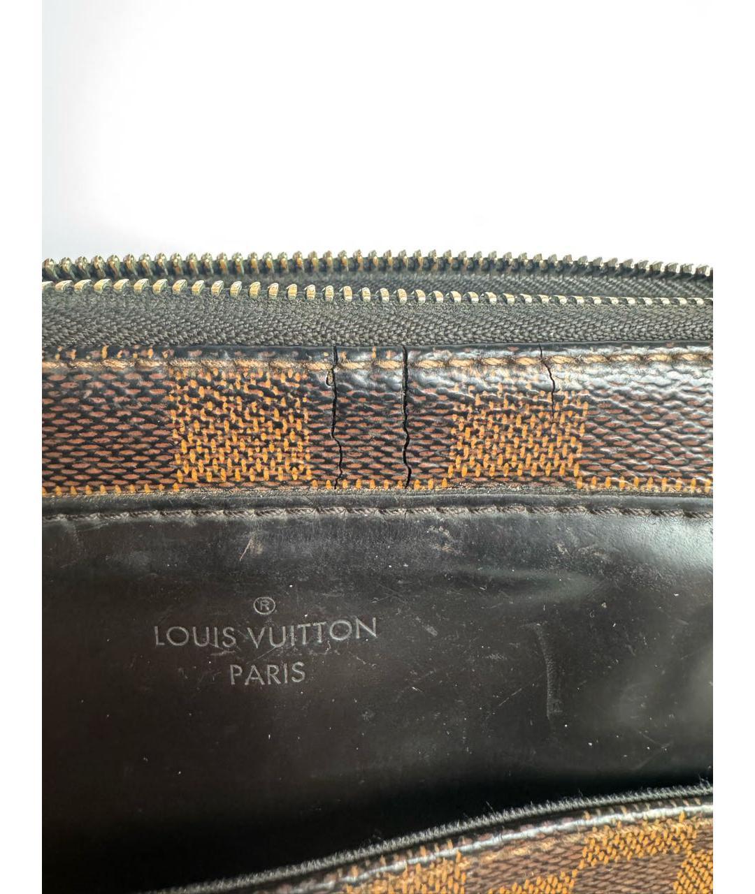 LOUIS VUITTON Коричневая сумка на плечо из канвы, фото 7