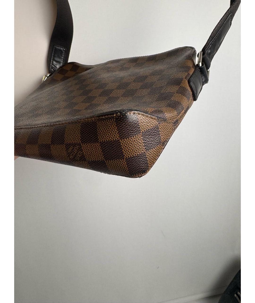 LOUIS VUITTON Коричневая сумка на плечо из канвы, фото 6