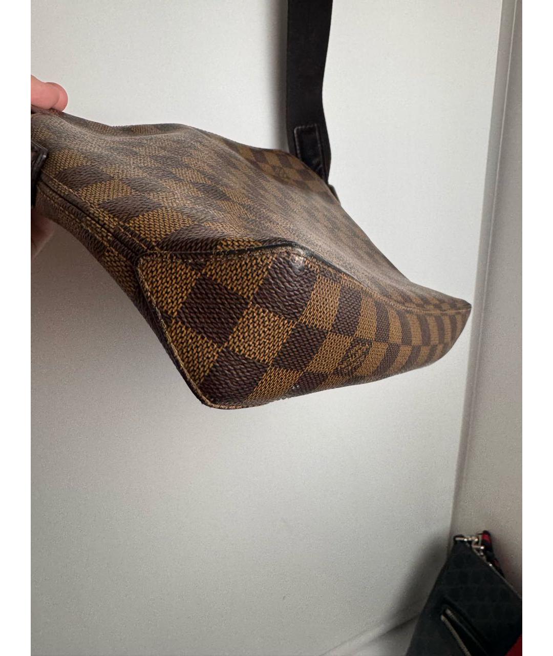 LOUIS VUITTON Коричневая сумка на плечо из канвы, фото 5
