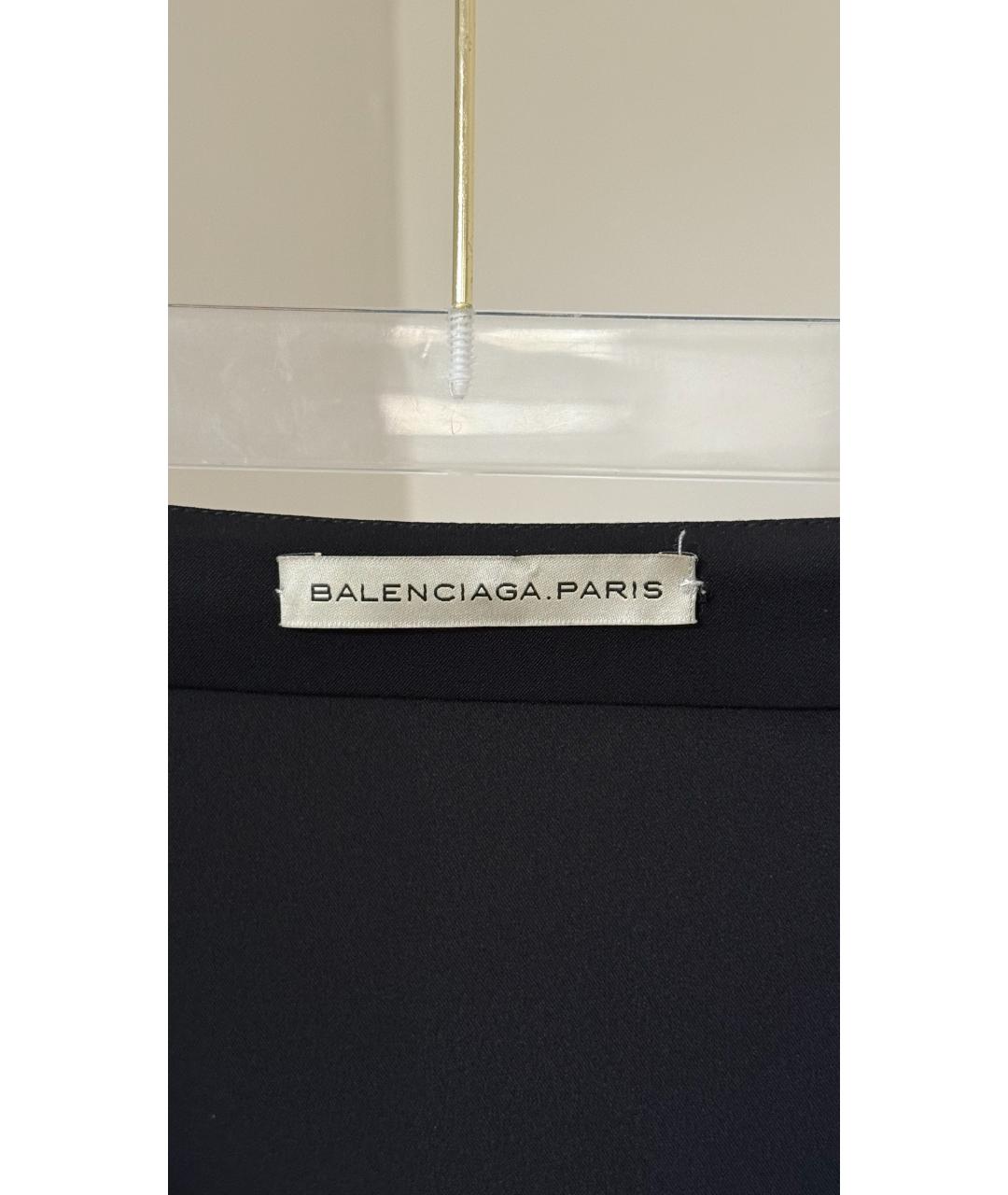 BALENCIAGA Черная юбка миди, фото 4
