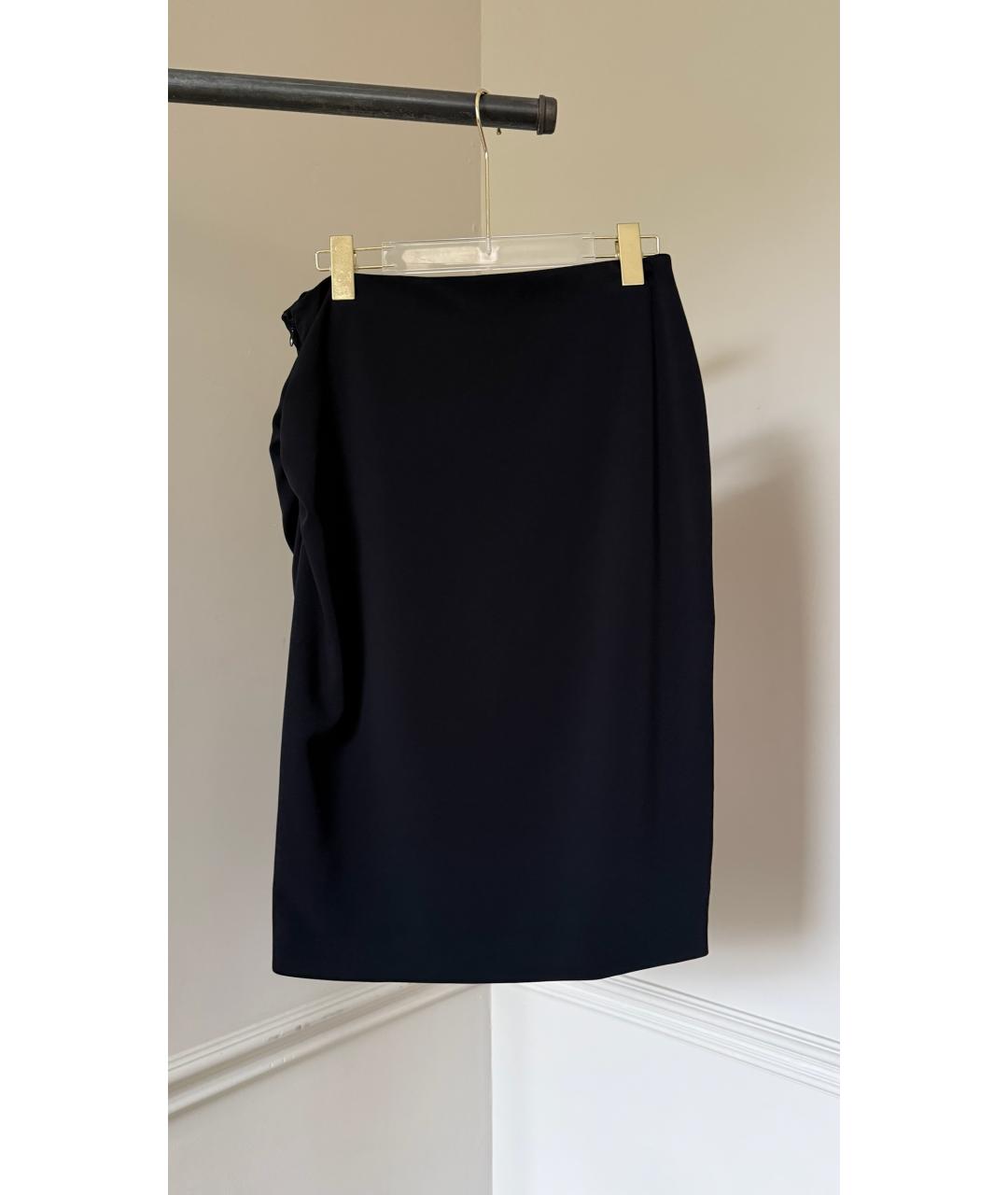 BALENCIAGA Черная юбка миди, фото 2