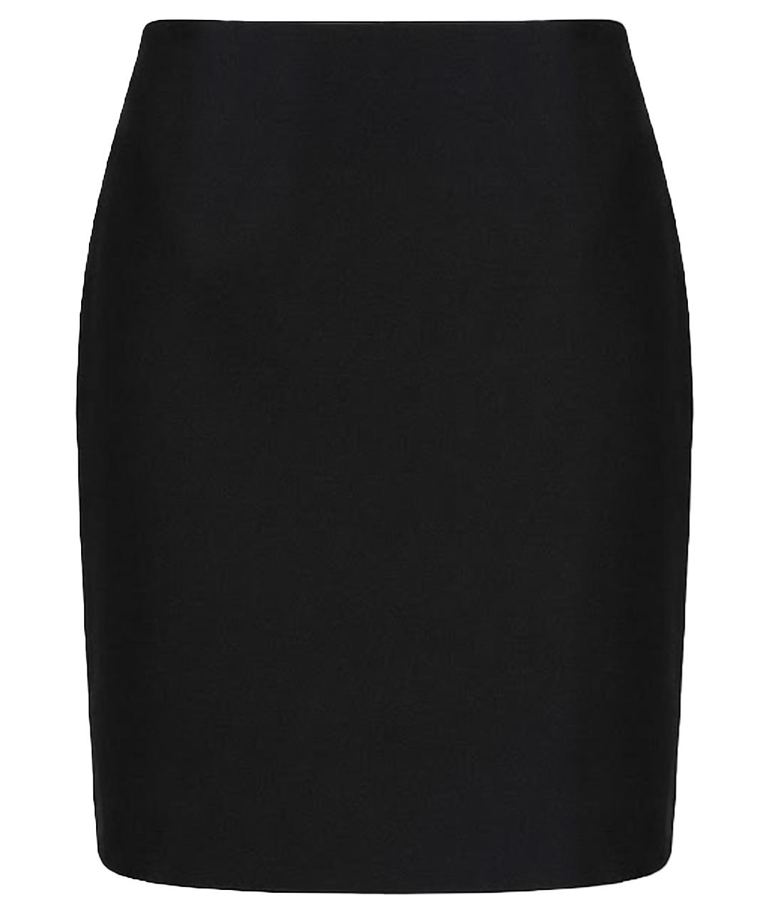 BALENCIAGA Черная юбка миди, фото 1
