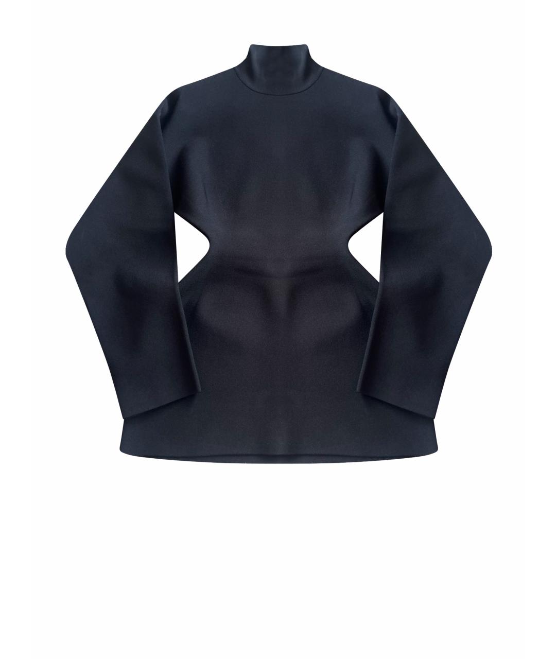BALENCIAGA Черный вискозный джемпер / свитер, фото 1
