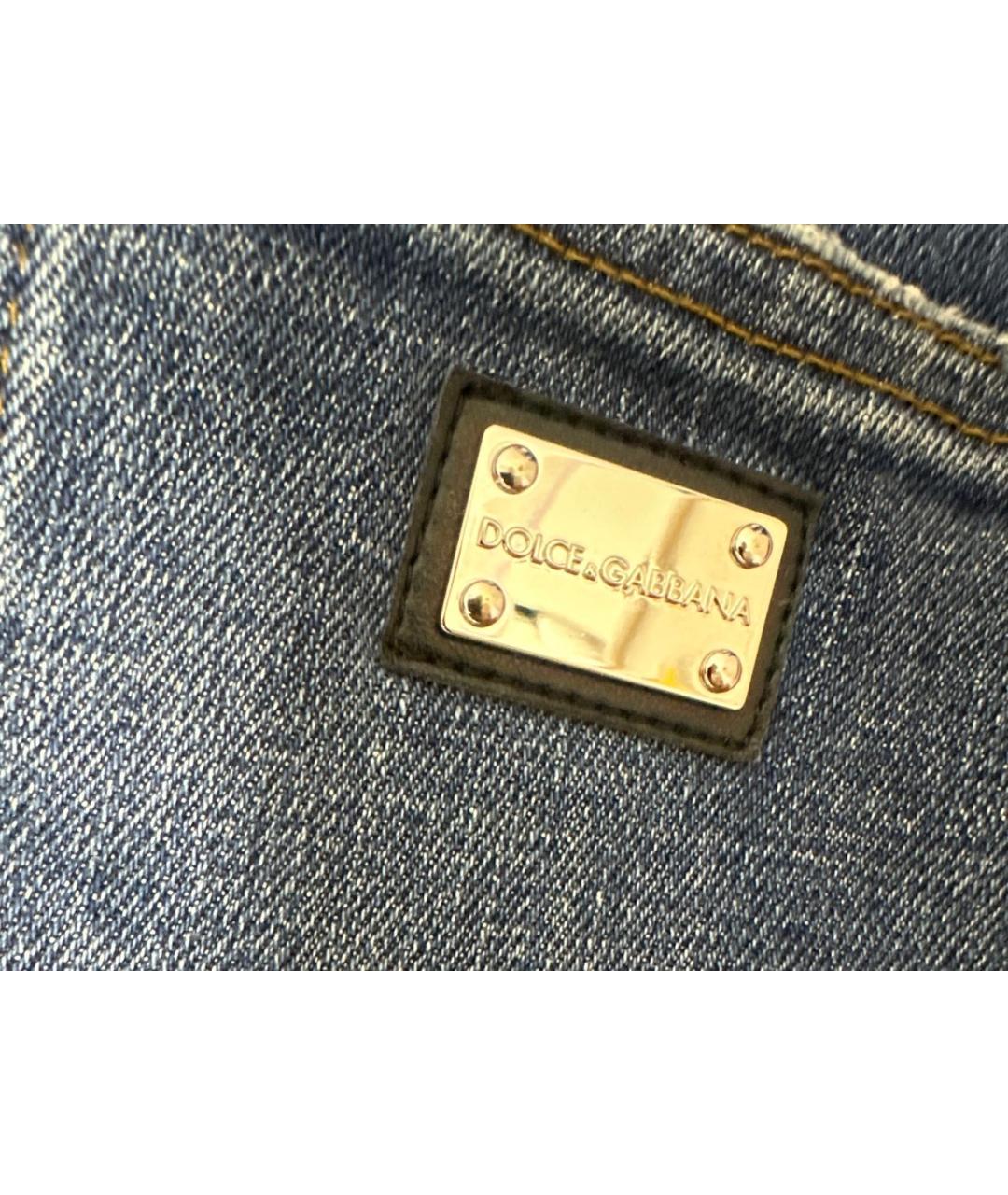 DOLCE&GABBANA Синие деним детские джинсы, фото 4