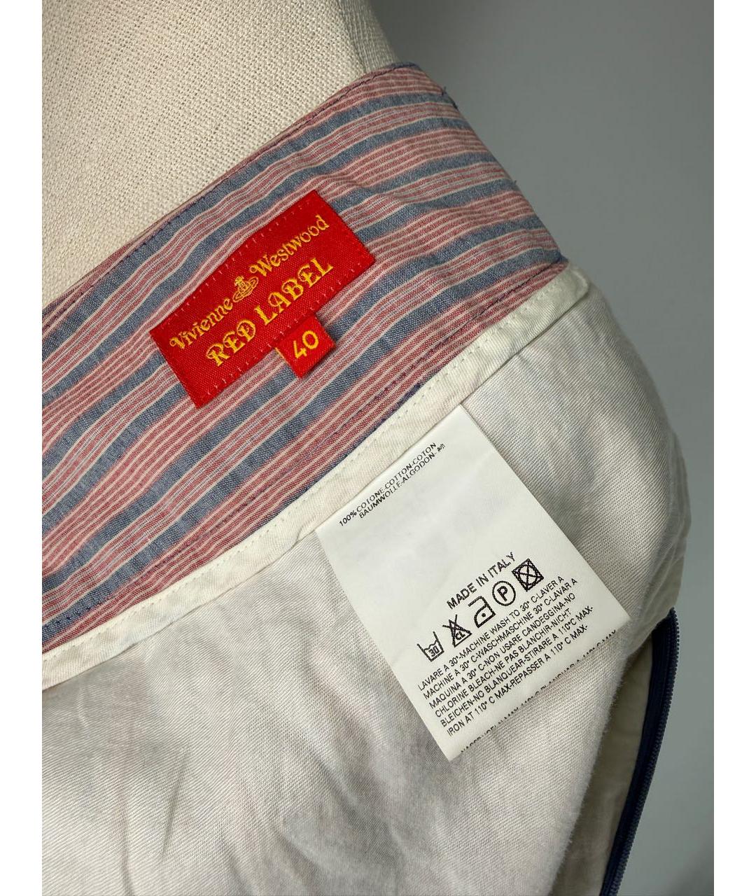 VIVIENNE WESTWOOD Мульти хлопковая юбка мини, фото 8