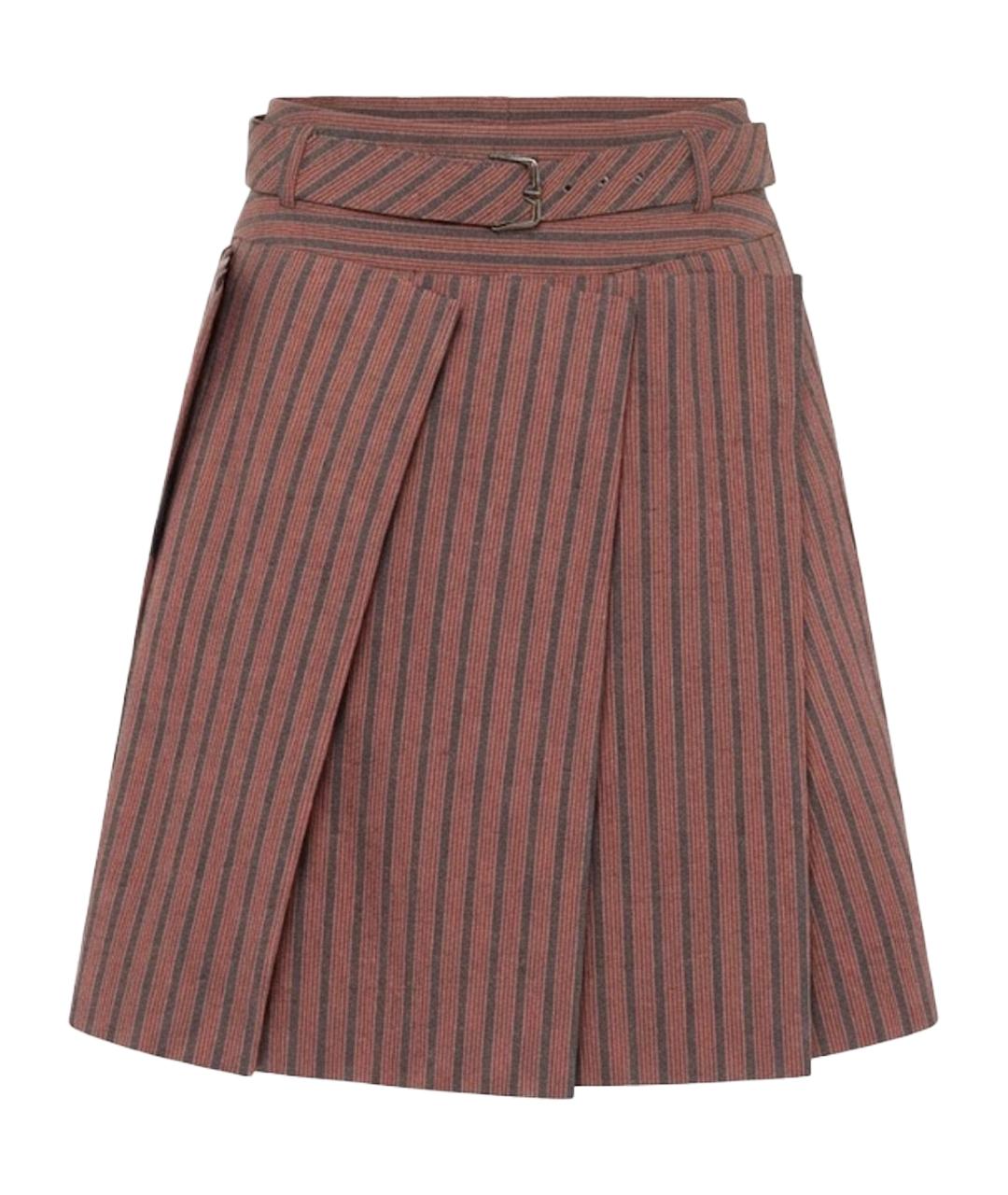 VIVIENNE WESTWOOD Мульти хлопковая юбка мини, фото 1
