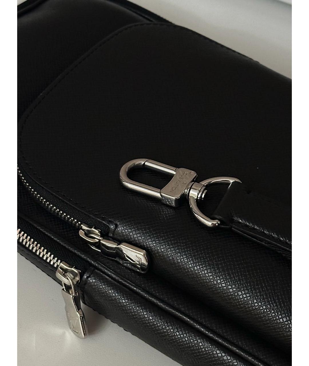 LOUIS VUITTON Черная барсетка, фото 2