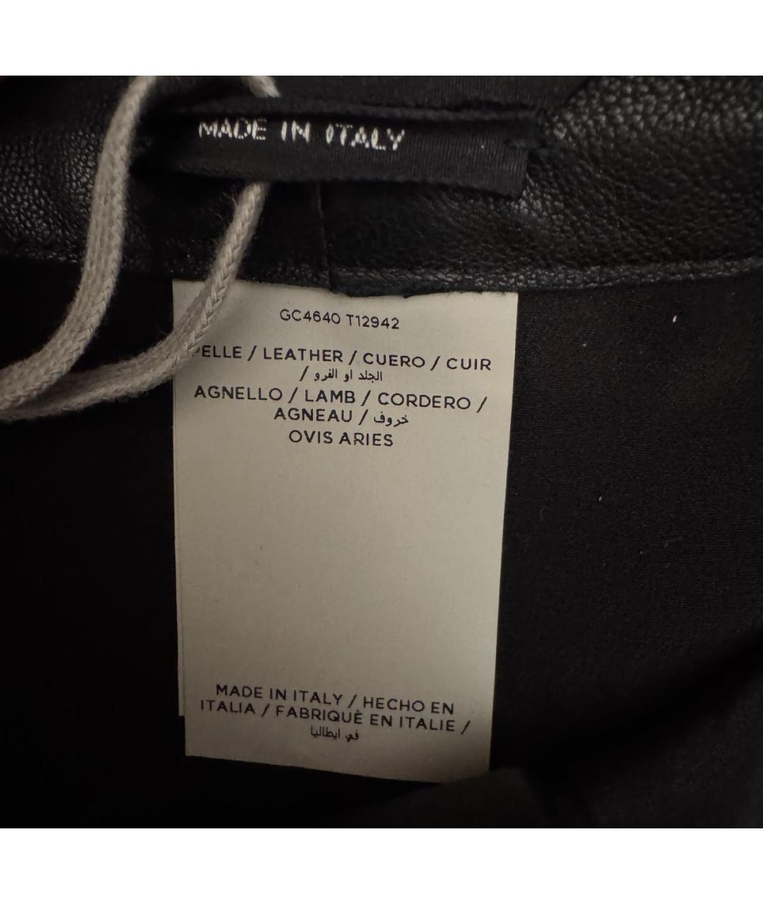 TOM FORD Черная кожаная юбка макси, фото 8