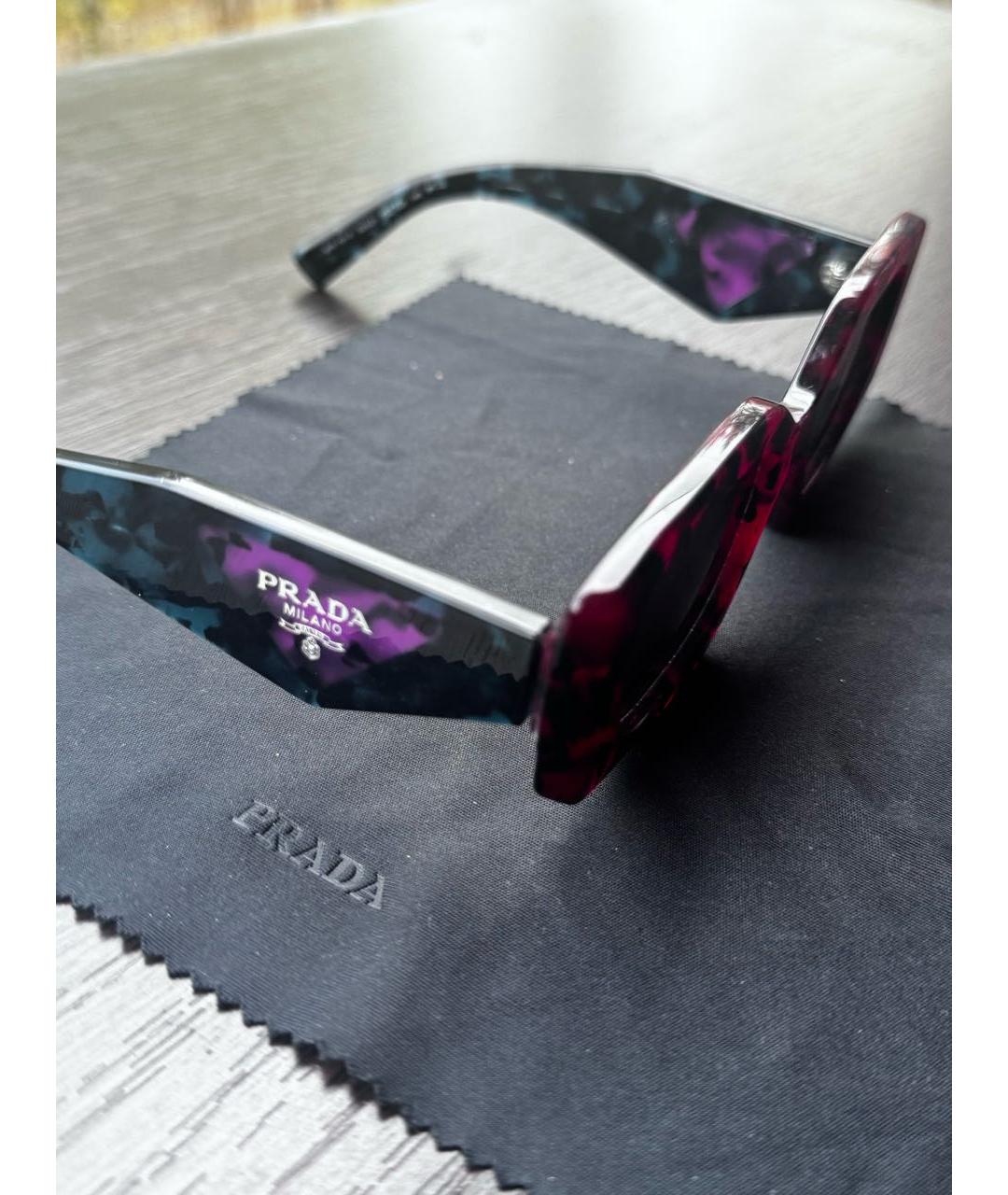 PRADA Мульти пластиковые солнцезащитные очки, фото 3