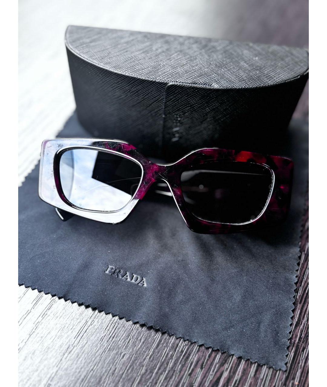 PRADA Мульти пластиковые солнцезащитные очки, фото 2