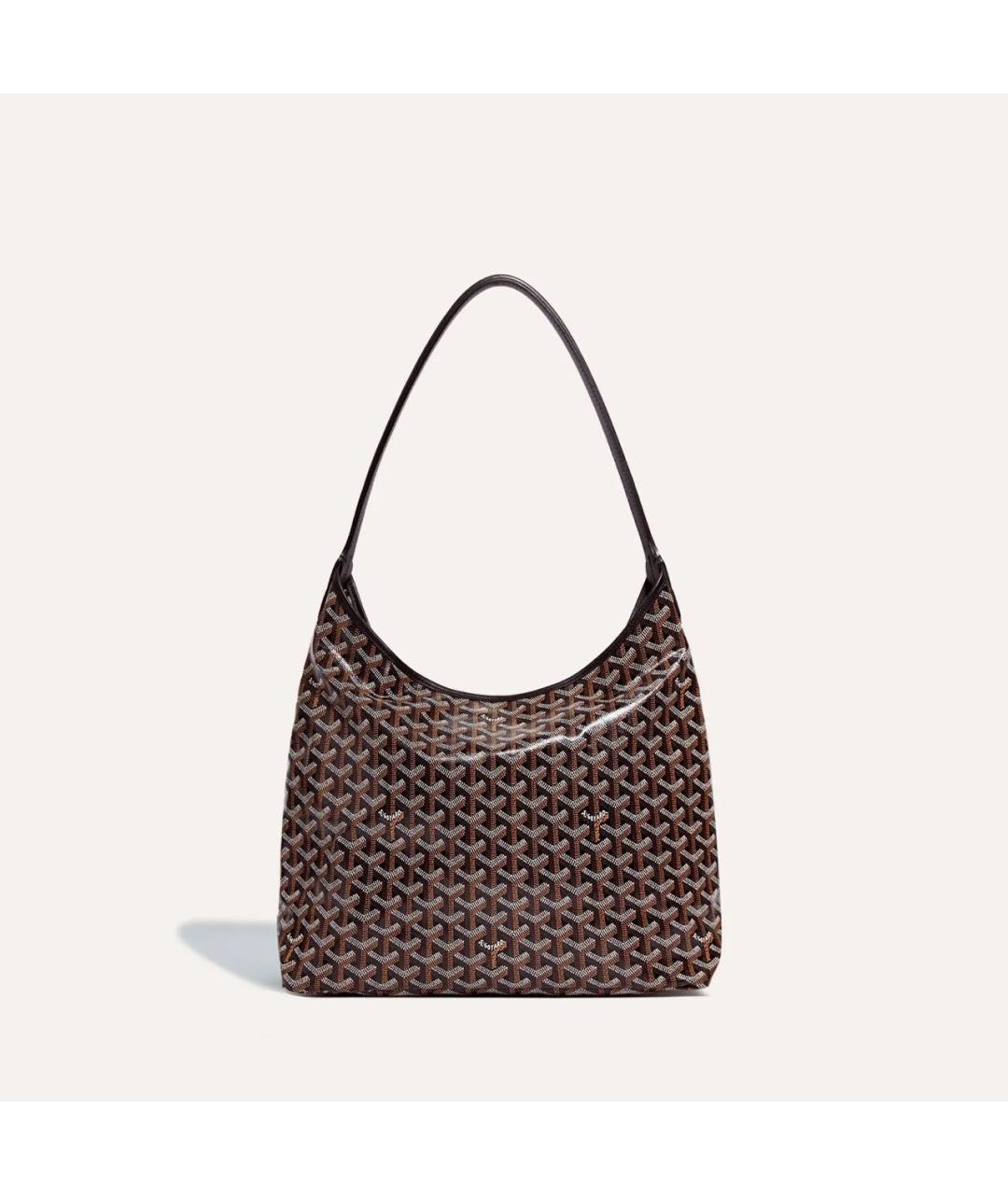 GOYARD Черная сумка через плечо из канвы, фото 5