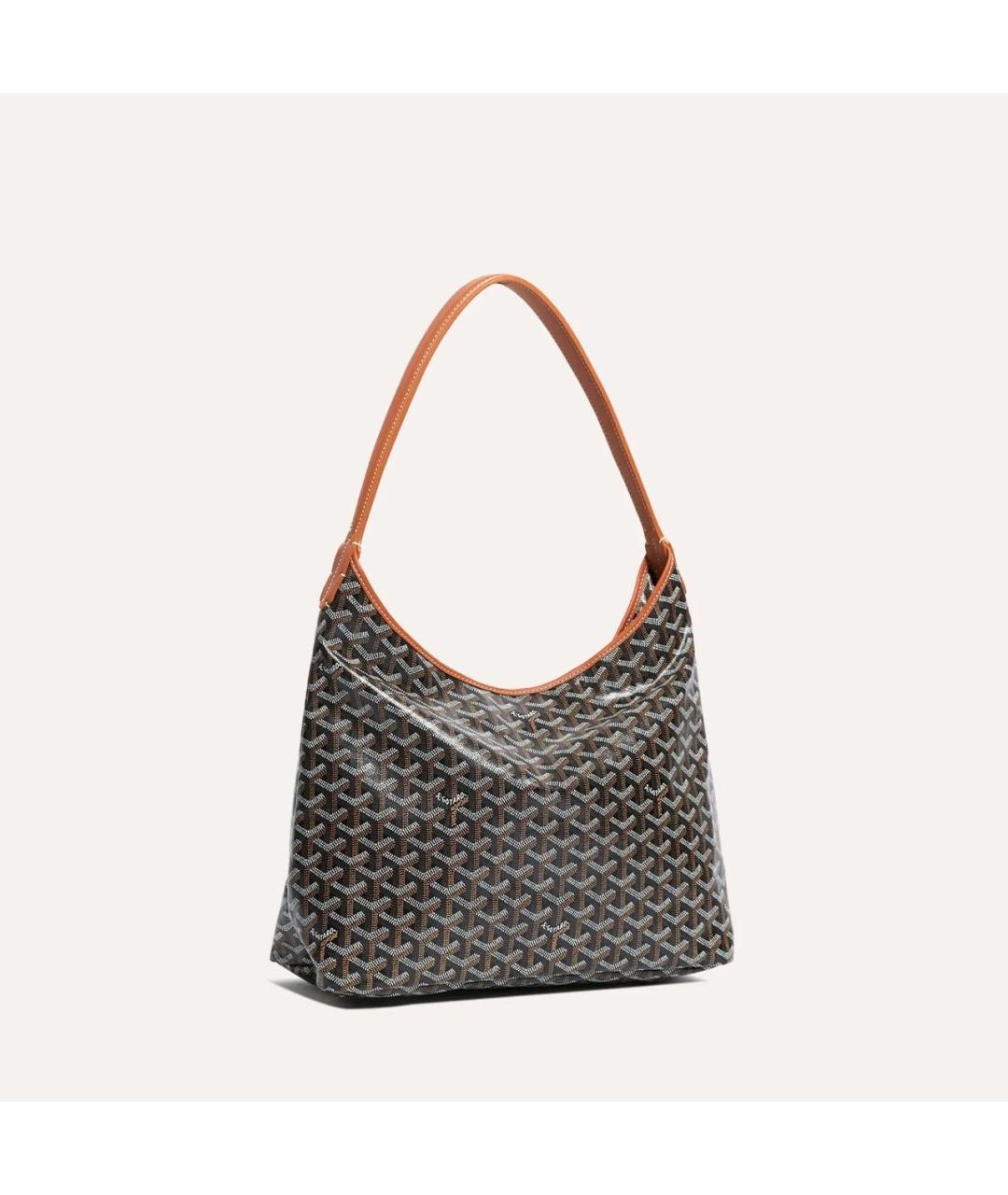 GOYARD Коричневая сумка через плечо из канвы, фото 2