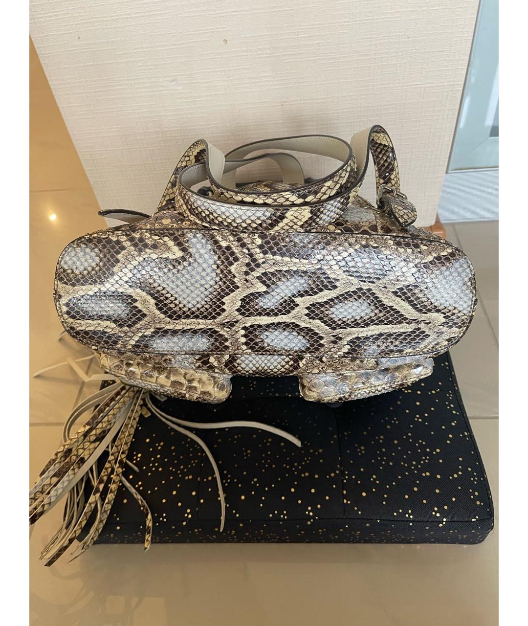 GUCCI Рюкзак из кожи питона, фото 2