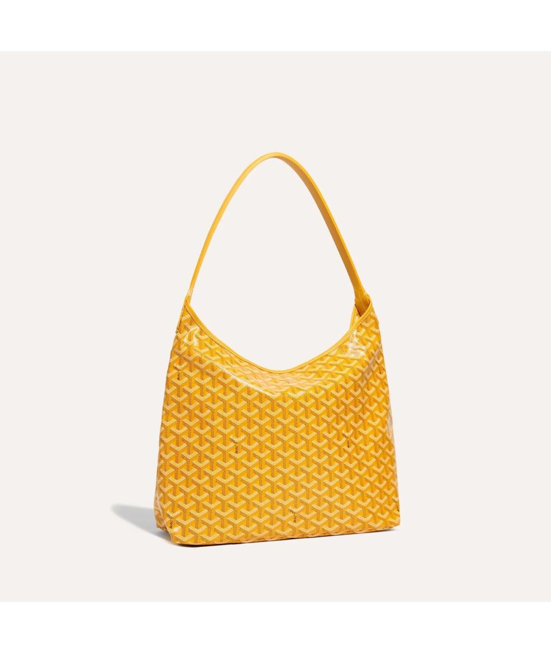 GOYARD Желтая сумка через плечо из канвы, фото 2