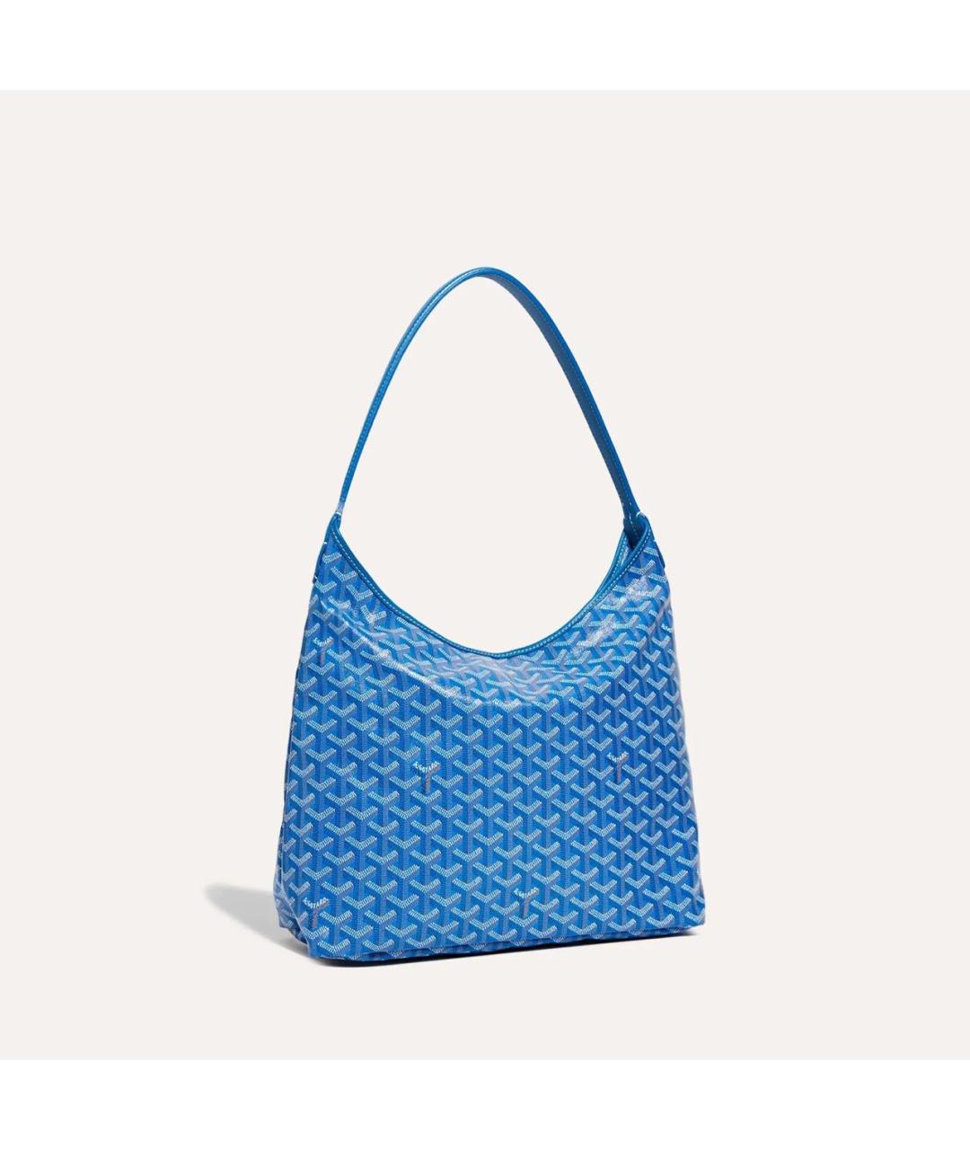 GOYARD Голубая сумка через плечо из канвы, фото 2