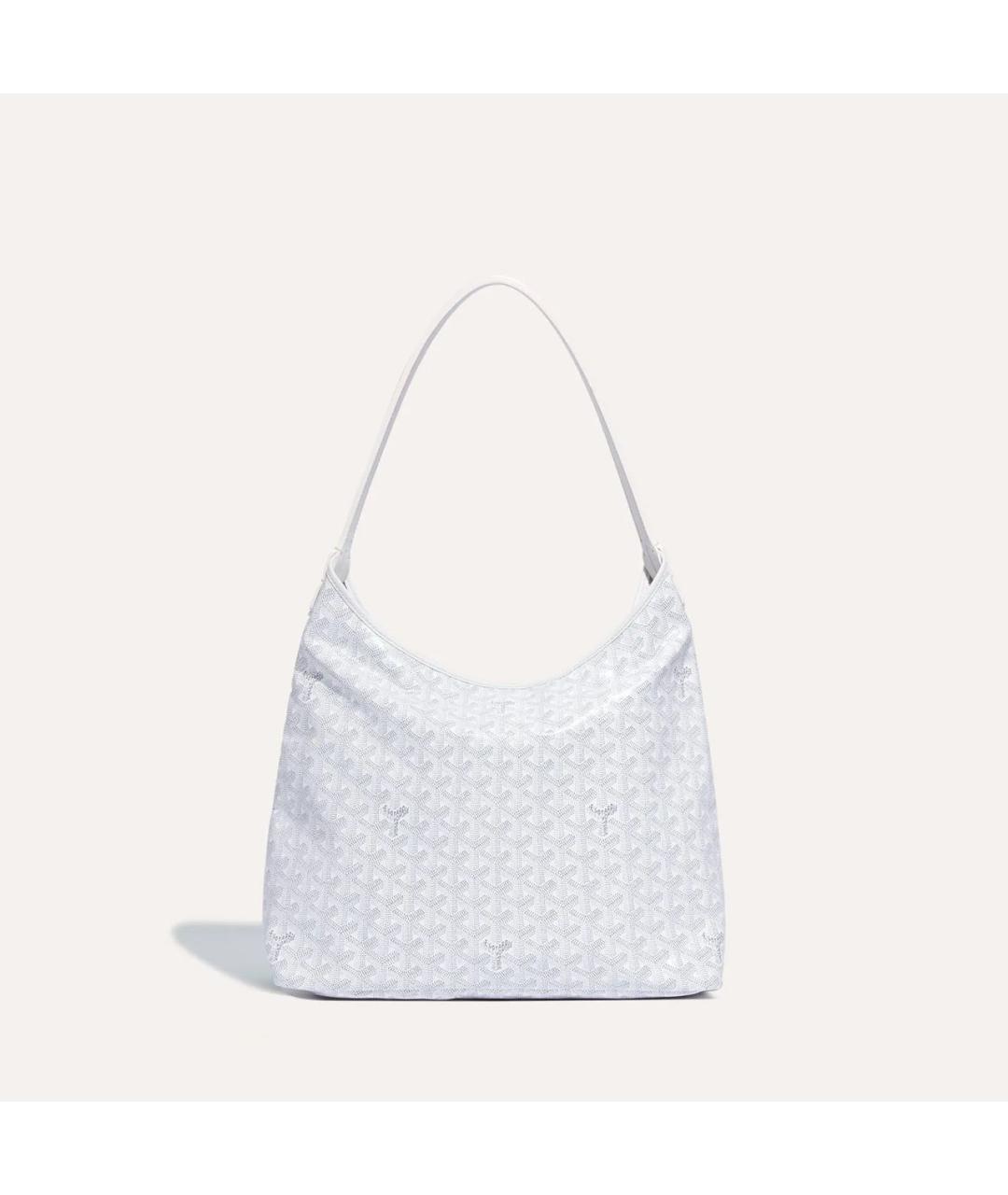 GOYARD Белая сумка через плечо из канвы, фото 5