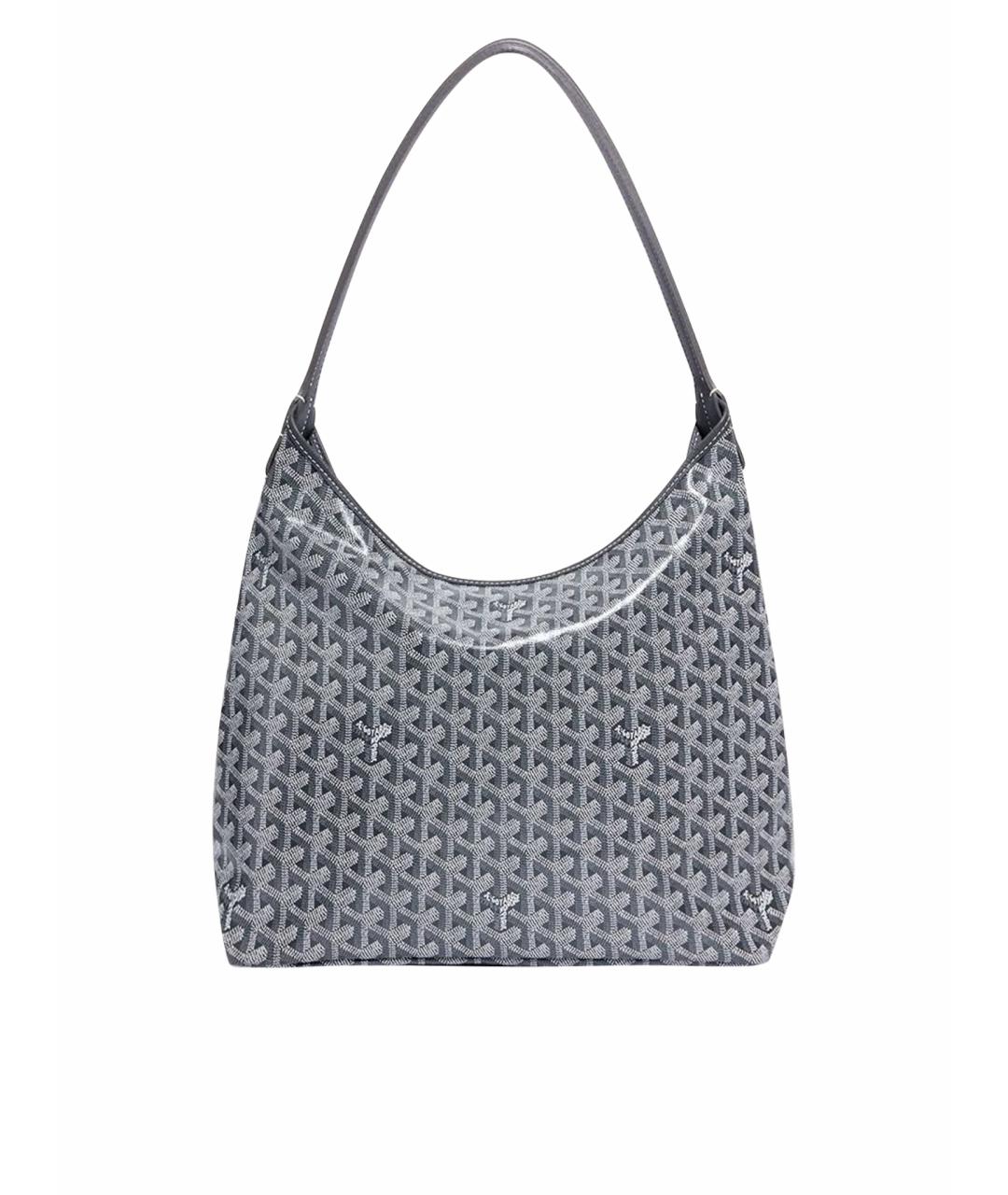 GOYARD Серая сумка через плечо из канвы, фото 1