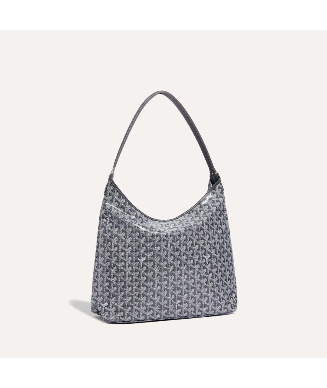 GOYARD Серая сумка через плечо из канвы, фото 2