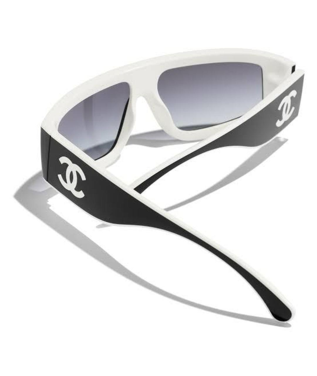 CHANEL Черные пластиковые солнцезащитные очки, фото 2