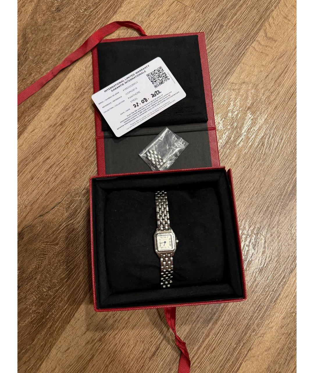 CARTIER Серебряные часы, фото 3