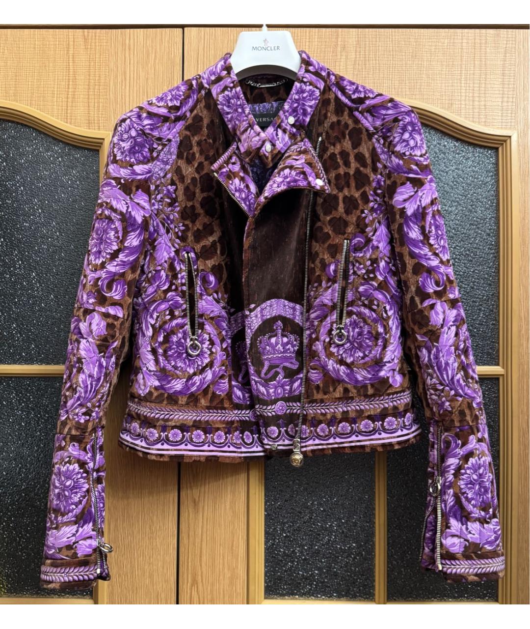 VERSACE Мульти хлопковая куртка, фото 9