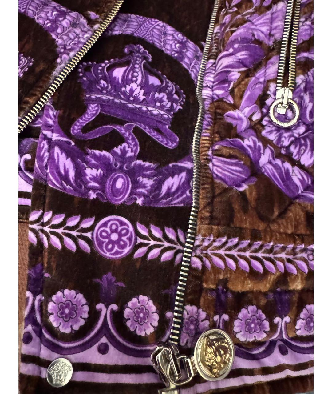 VERSACE Мульти хлопковая куртка, фото 4
