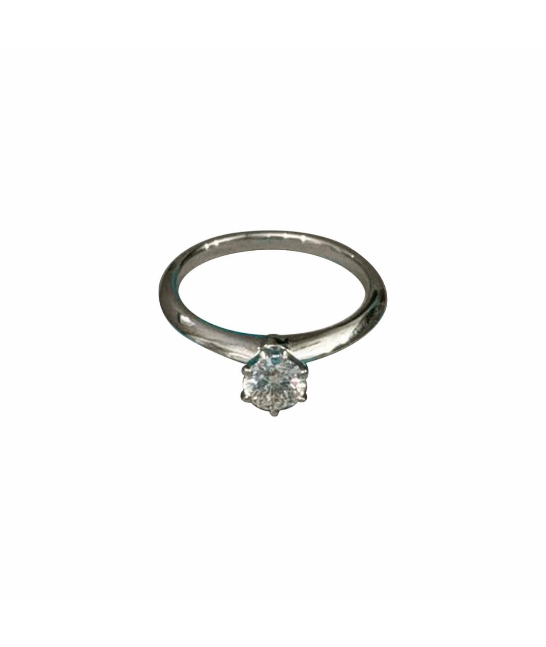 TIFFANY&CO Серебряное кольцо из белого золота, фото 1
