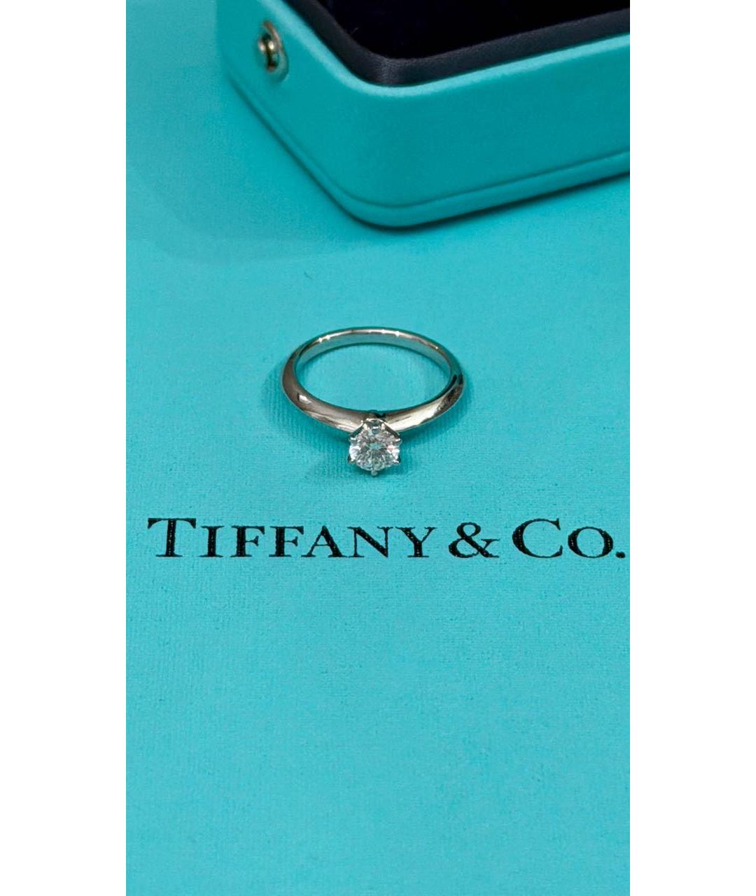 TIFFANY&CO Серебряное кольцо из белого золота, фото 5