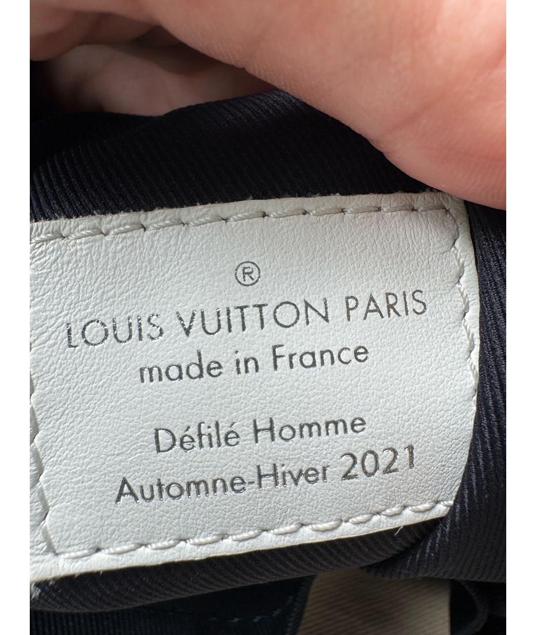 LOUIS VUITTON Синий рюкзак из канвы, фото 4