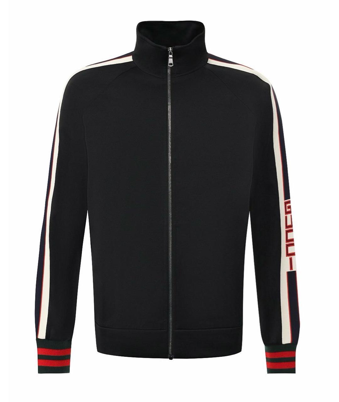 GUCCI Черная полиэстеровая куртка, фото 1